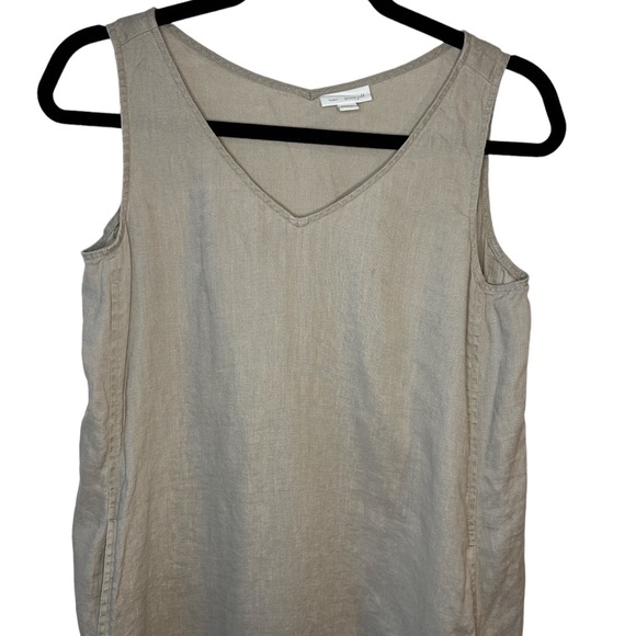 J. Jill Pure Jill Linen Sleeveless Knee Length Dress - Picture 4 of 9